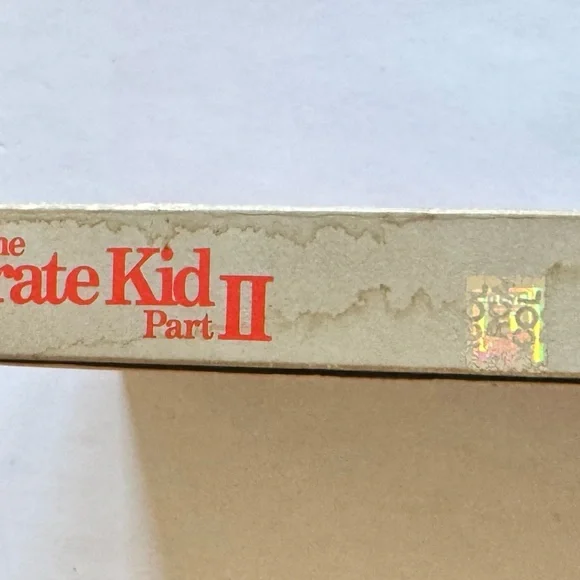 The Karate Kid Part II / VHS 1986 / Sideload Ralph Macchio / Vintage VHS Movie - Picture 5 of 7